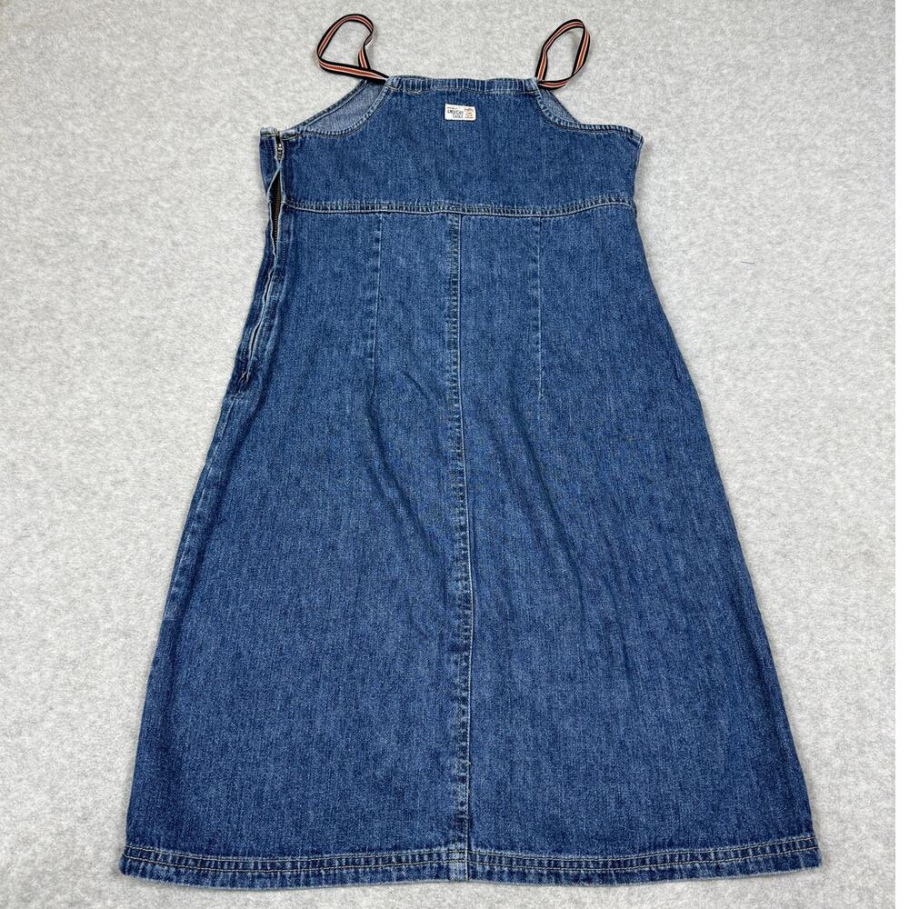 y2k American Eagle Womens Size 4 Denim Sleeveless Mini Dress - Picture 3 of 9